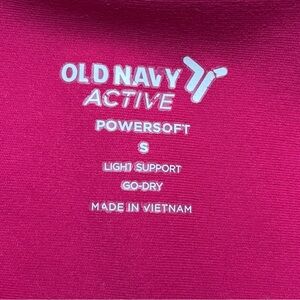 Old Navy Active Powersoft Top in Bright Pink